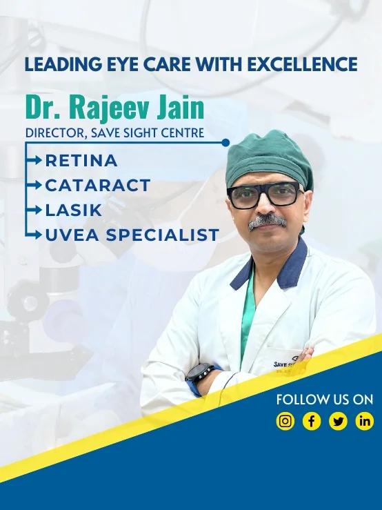 Dr. Rajeev Jain, The Director of Save Sight Centre