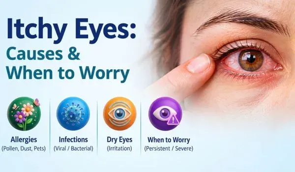 Itchy Eyes: Causes, Treatment & When to Worry