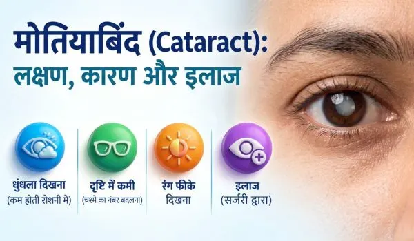 मोतियाबिंद (Cataract): लक्षण, कारण और इलाज