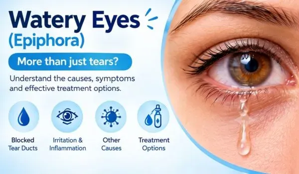 Watery Eyes (Epiphora): Causes, Symptoms & Treatment