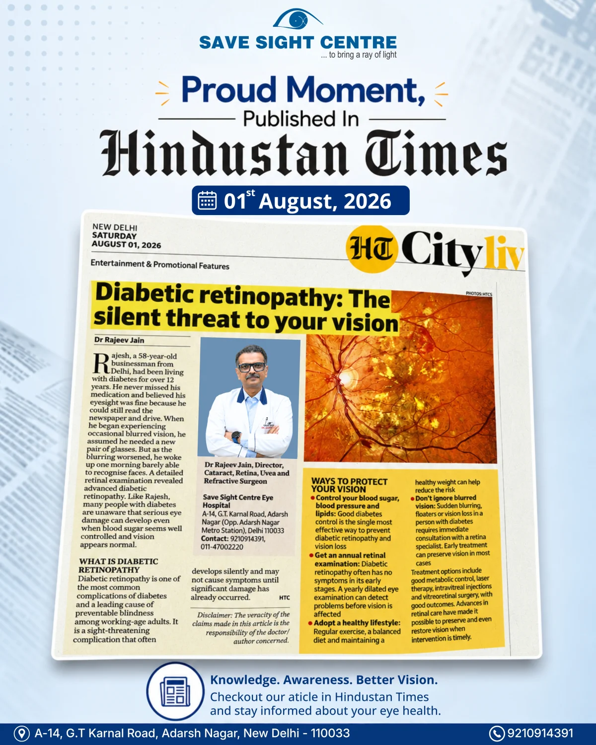 Diabetic retinopathy: The silent threat to your vision