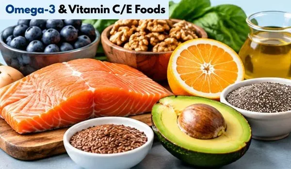 Omega-3 & Vitamin C/E Foods